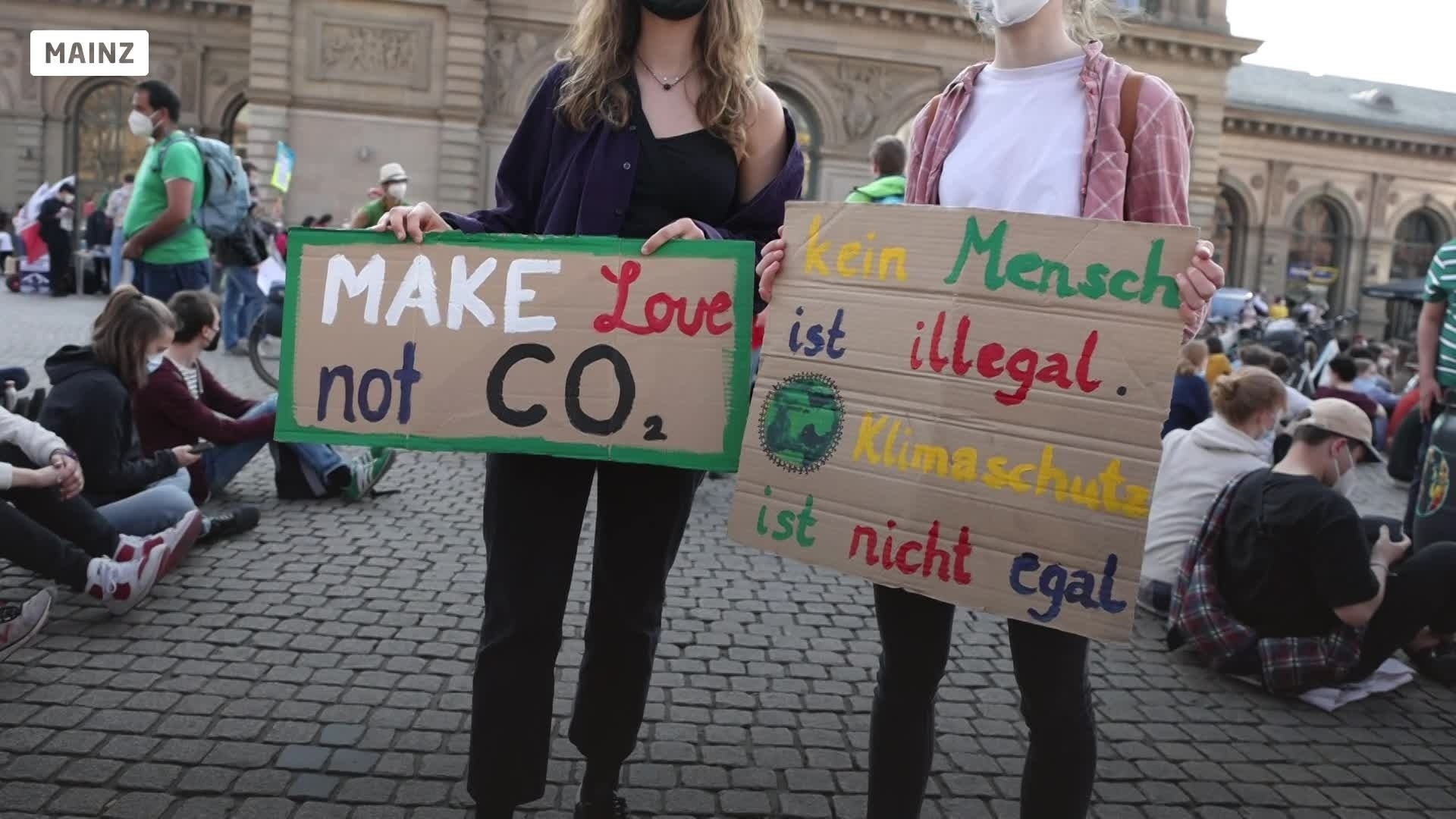 Fridays For Future Bewegung Demonstriert In Mainz F Rs Klima Vrm