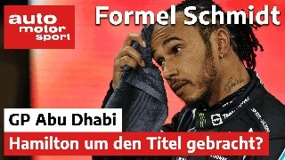 Formel Schmidt zum GP Abu Dhabi 2021