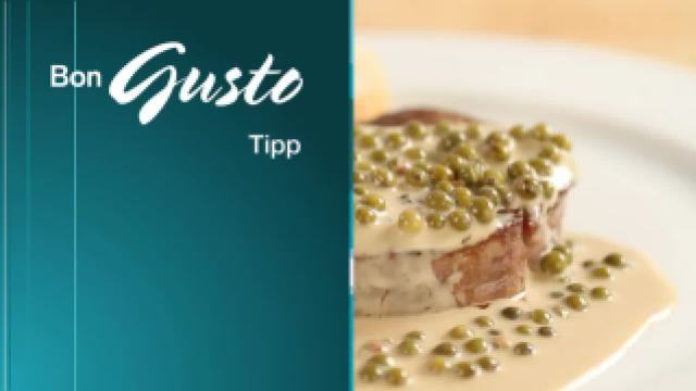 Filetsteak mit Pfeffersauce