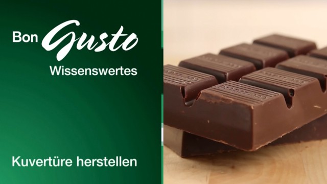 Kuvertüre herstellen