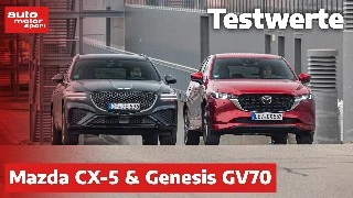 Testwerte: Mazda CX-5 vs. Genesis GV70