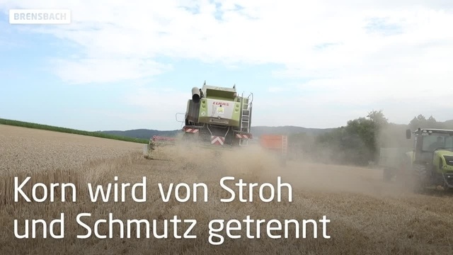 Brensbach: Weizenernte mit 400 PS