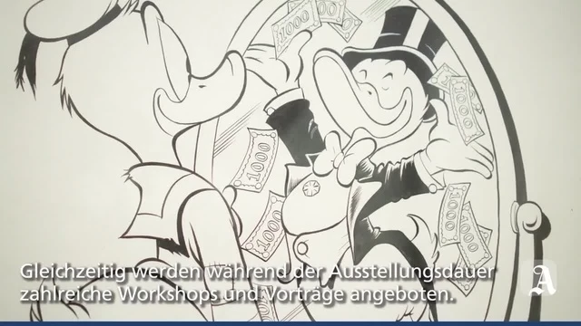 Die Ente In Uns Allen Disney Ausstellung In Mainz Prasentiert Die Beruhmtesten Comic Zeichner