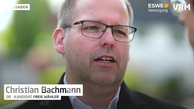 OB-Wahl in Wiesbaden: Kandidat Christian Bachmann