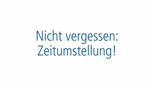 Zeitumstellung