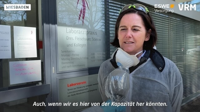 Seit einer Woche wird in Wiesbaden auf Corona getestet