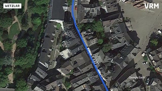 Route des Karnevalszugs in Wetzlar