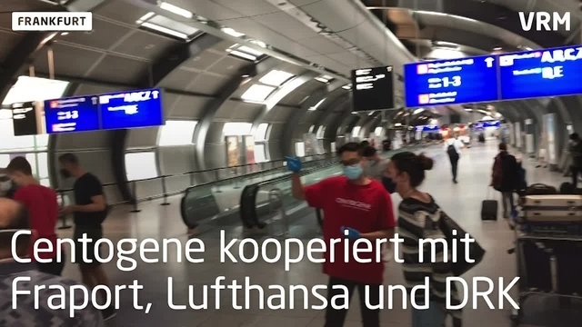 Neues Corona-Testzentum am Frankfurter Flughafen