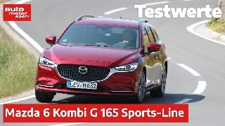 Testwerte: Mazda 6 Kombi G 165 Sports-Line
