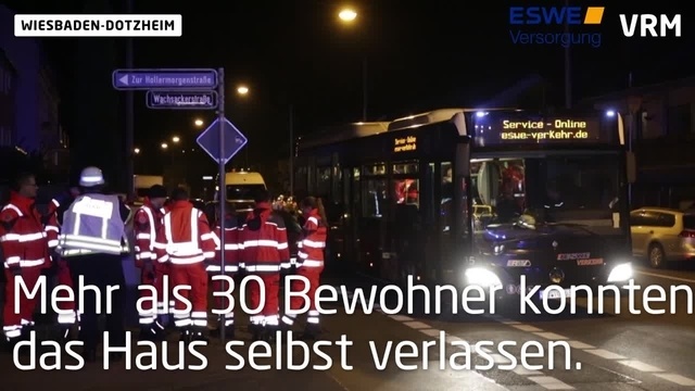 Wohnungsbrand in Wiesbaden-Dotzheim