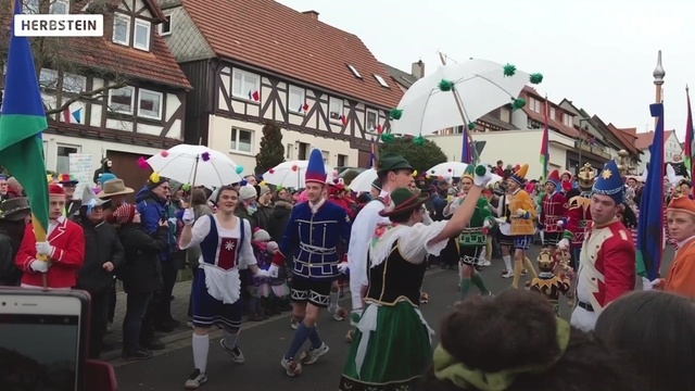 Springerzug zieht durch Herbstein