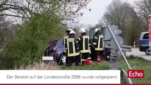 Schwerer Unfall auf der der L 3398 bei Heppenheim