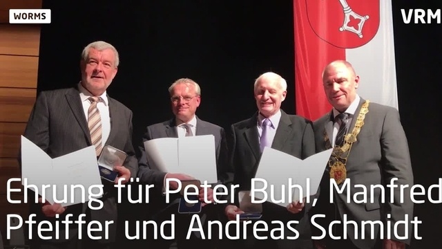 Worms: Ehrung für Dienst an der Gemeinschaft