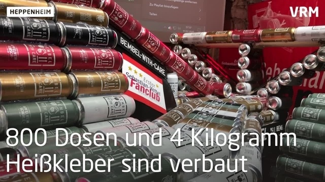 Vettel-Fanclub baut Ferrari aus Bembel