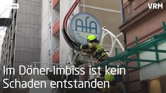 Worms: Feuerwehreinsatz in Wilhelm-Leuschner-Straße