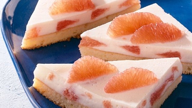 Kefir-Grapefruit-Schnitten