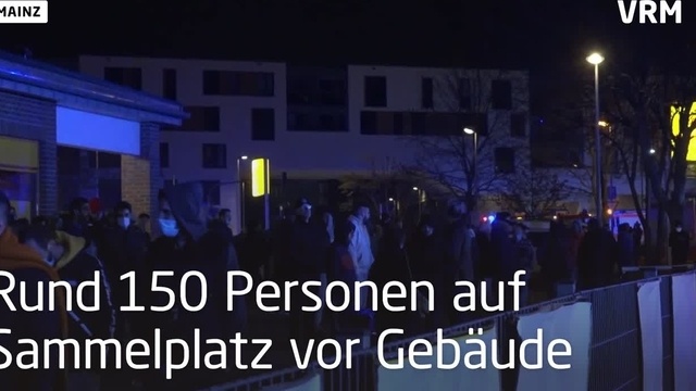Wohnungsbrand in Hochhaus in der Mainzer Oberstadt