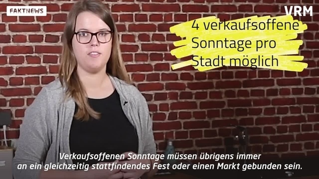Faktnews: Verkaufsoffene Sonntage im Advent