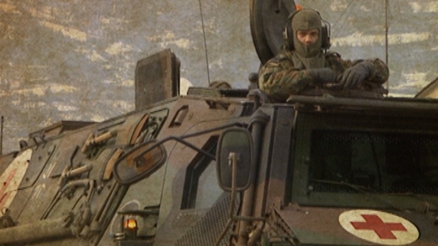 Training für den Kosovo-Einsatz