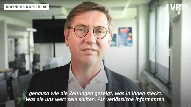Roeinghs Ratschlag: Gebührenerhöhung verhindern