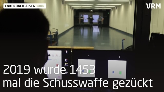 Ausbildung an der Waffe: Hier lernt die Polizei schießen