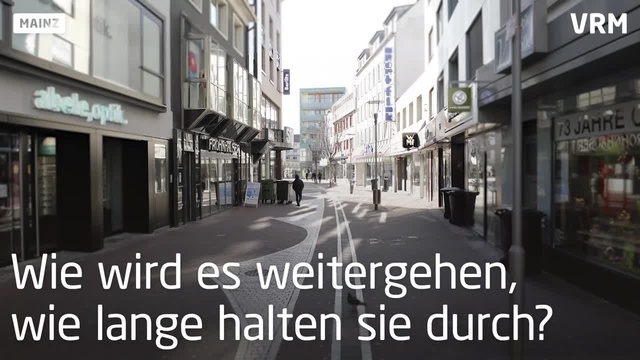 Die Mainzer Innenstadt in Zeiten von Corona