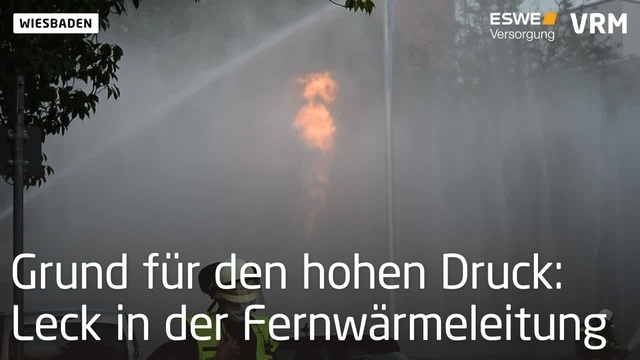 Gasaustritt in Wiesbadener Behördenviertel
