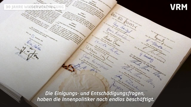 Schäuble und die Wiedervereinigung