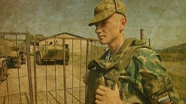 Russische Soldaten im Kosovo