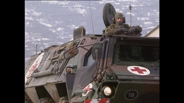 Training für den Kosovo-Einsatz