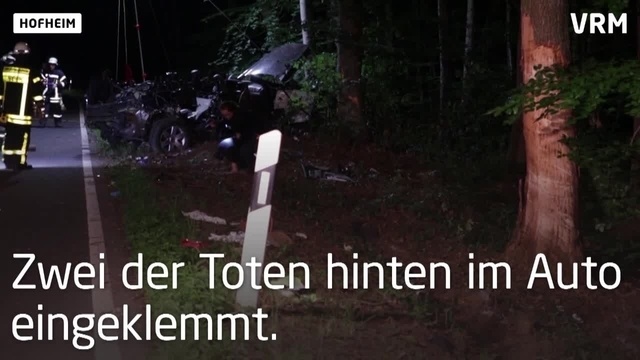Unfall mit drei Toten bei Hofheim