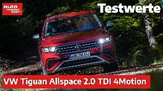 Testwerte: VW Tiguan Allspace 2.0 TDI 4Motion Elegance