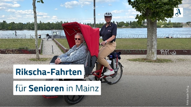 Rikscha-Fahrten für Senioren in Mainz