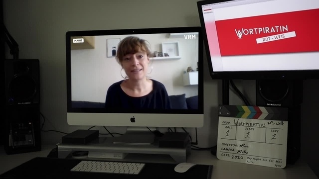 Wortpiratin rot-weiß trifft Daniela Wurbs
