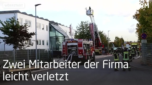 Brand in Wörrstädter Autolackiererei