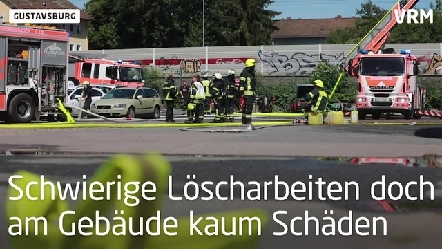 Ein Verletzter bei Brand in Gustavsburg