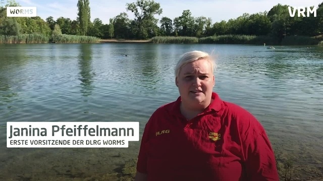 DLRG: Baden im Wormser Rhein ist gefährlich