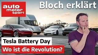 Bloch erklärt #111 - Wo ist die Revolution? 4 Keyfacts zum Tesla Battery Day