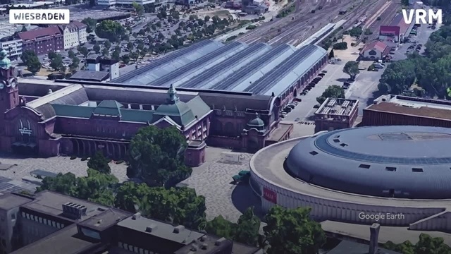Digitaler Flug über Wiesbaden