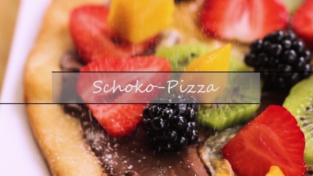 Schoko-Pizza