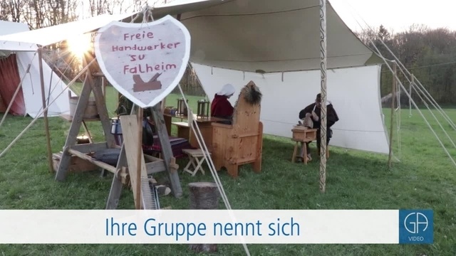 Mittelalterliches Lager auf dem Schiffenberg