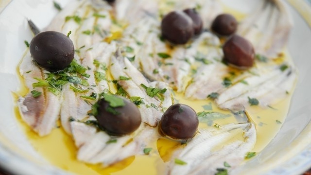 Marinierte Anchovies (Sardellen)