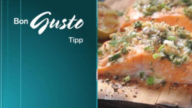 Lachs auf Zedernholz