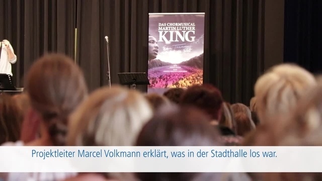 Chormusical Martin Luther King mit lokalen Chören