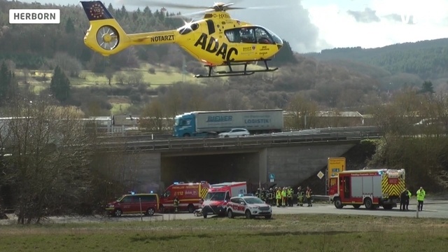 Zwei Herborner werden bei Unfall schwer verletzt