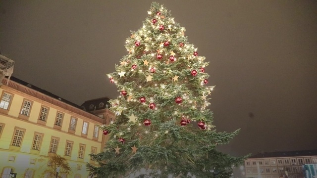 Der Weihnachtsmarkt in Darmstadt ist eröffnet