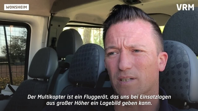 Multikopter hilft Feuerwehr der VG Wöllstein