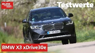 Testwerte: BMW X3 xDrive30e