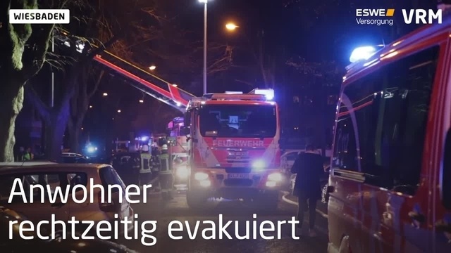 Wiesbaden: Wohnungsbrand in der Wielandstraße
