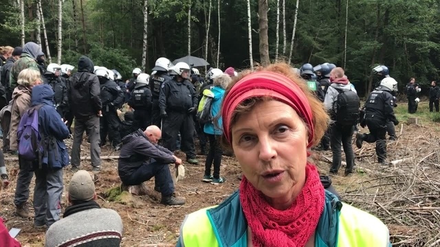 Sabine Leidig zur Räumung des Herrenwaldes